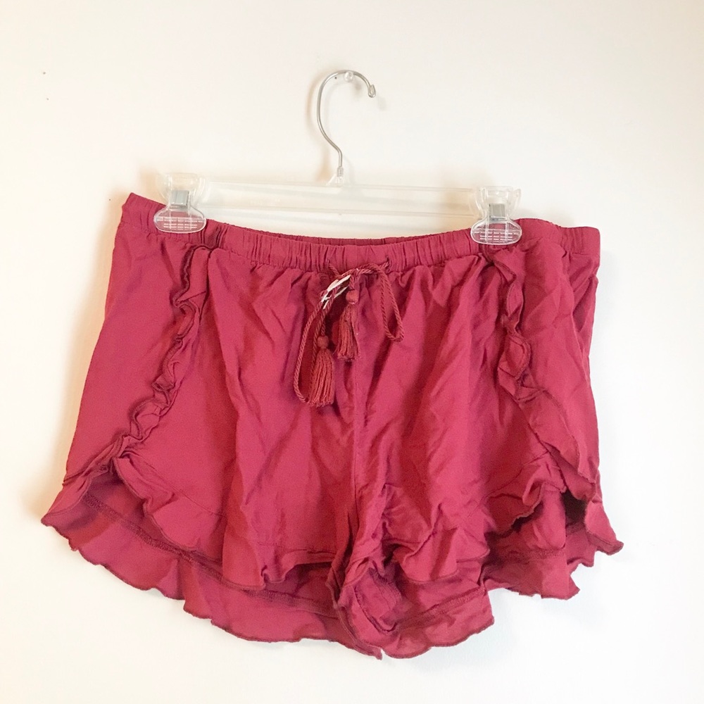 Express Flowy Tassel Shorts